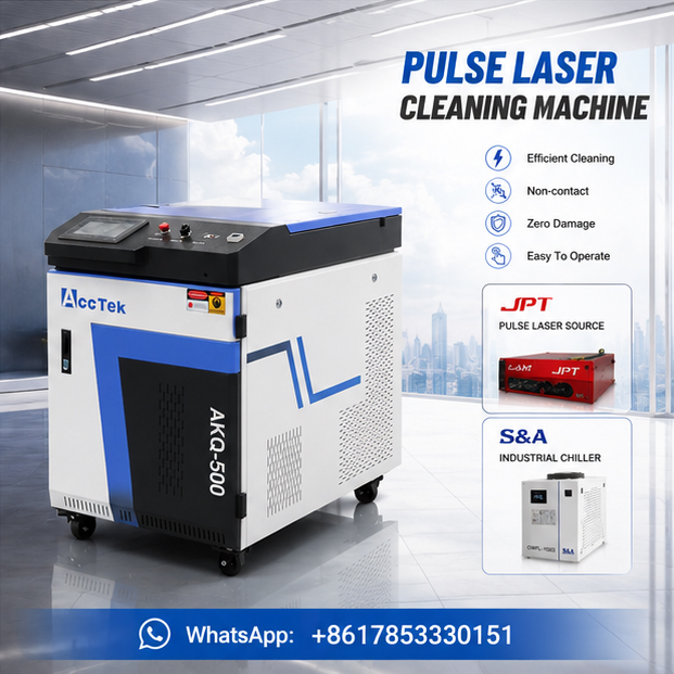 Industrial Laser Paint Remover - Mesin Pembersih Aser, Menghilangkan Karat dan