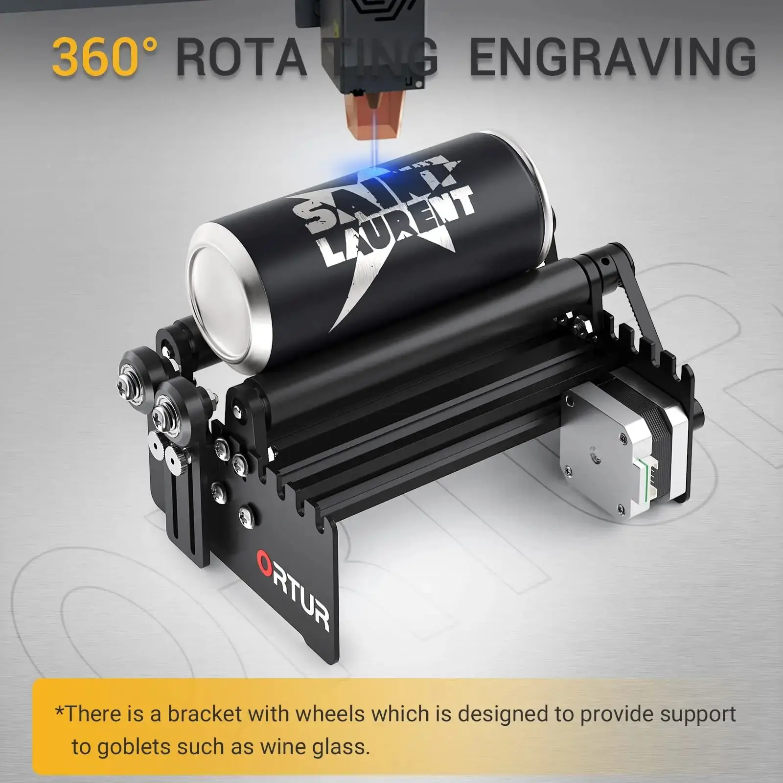 Rotary Axis Laser Engraver - ORTUR Suku Cadang Alat Rol Putar