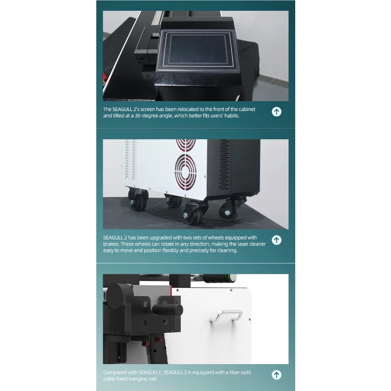 Industrial Laser Cleaning - Mesin Pembersih Laser Serat Pulsa Portabel