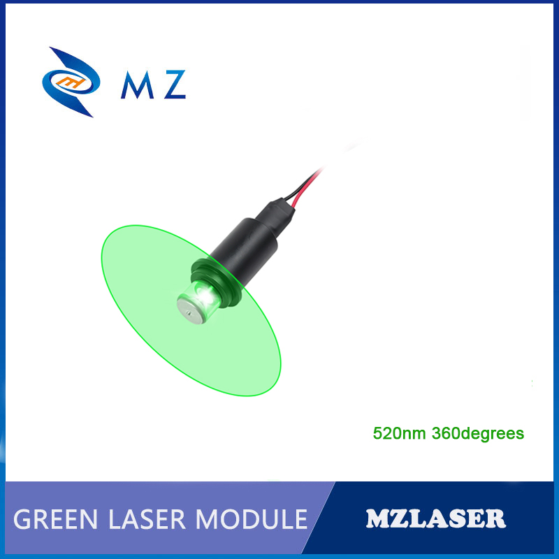 Industrial Laser Line Module - 520nm 360 ° Modul Laser Hijau