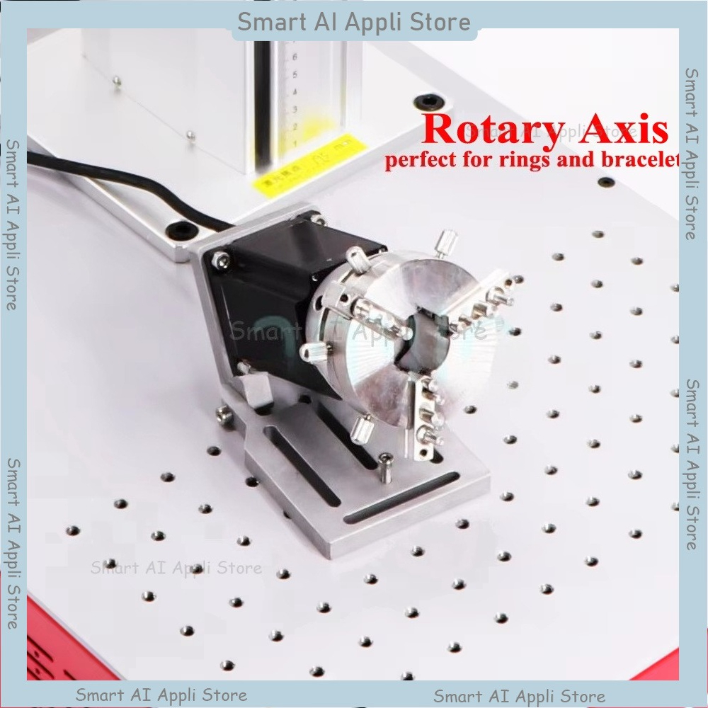 Rotary Axis Laser Engraver - Mesin Penanda Laser D69 dengan Aksesoris