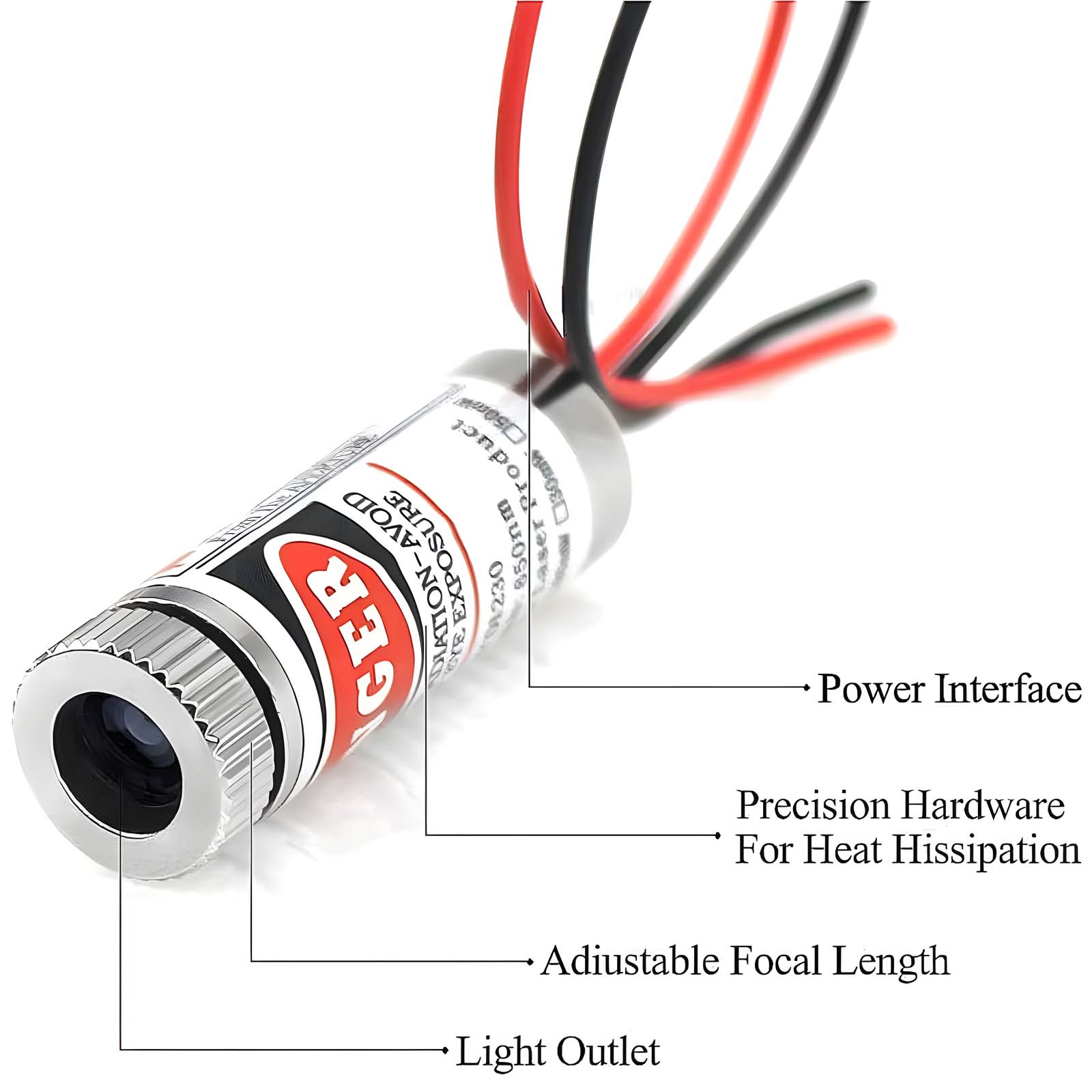 Modul Industri garis merah sil - Industrial Laser Line Module ulasan dan harga