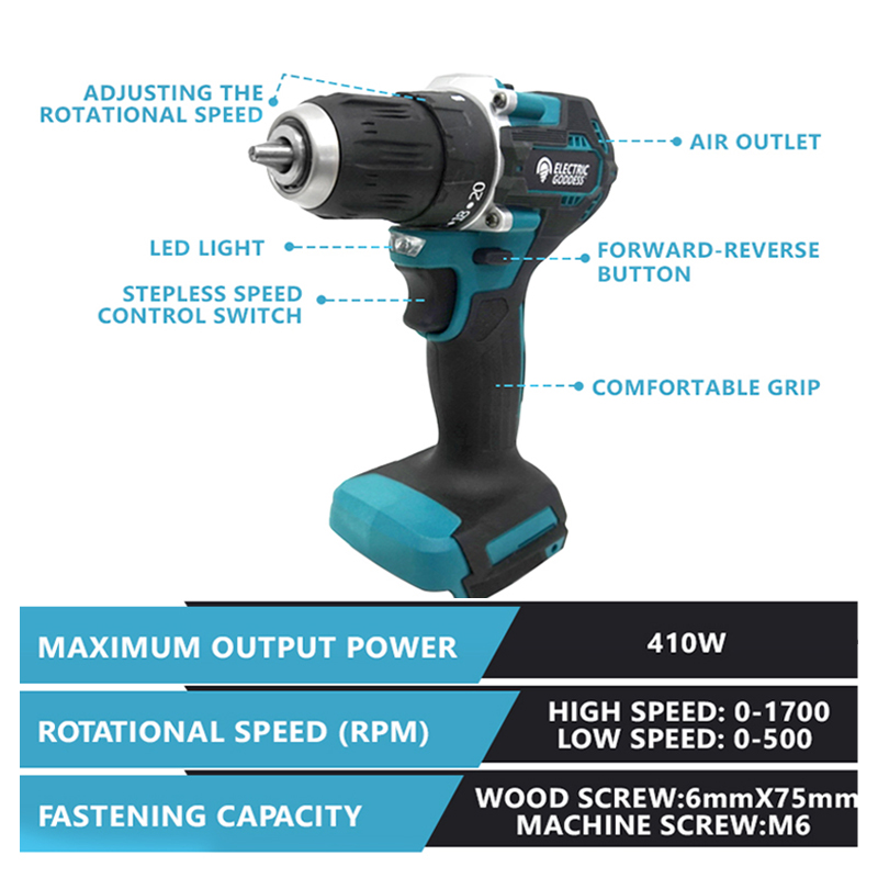 Bor Listrik Tanpa Kabel Electr - Makita Drill Ddf484 ulasan dan harga