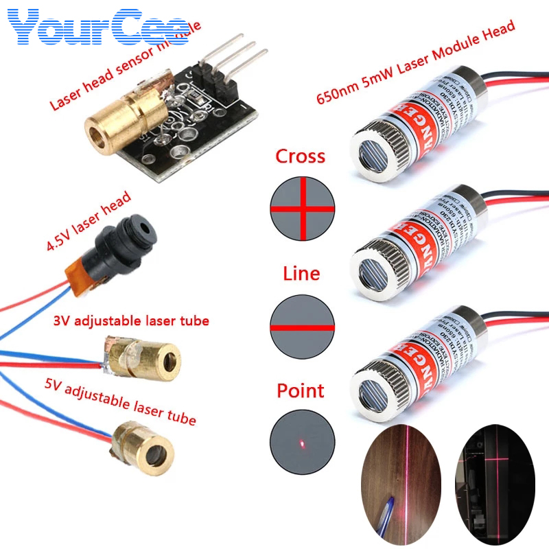 2 Buah 650nm 5MW Titik Merah/G - Industrial Laser Diode ulasan dan harga