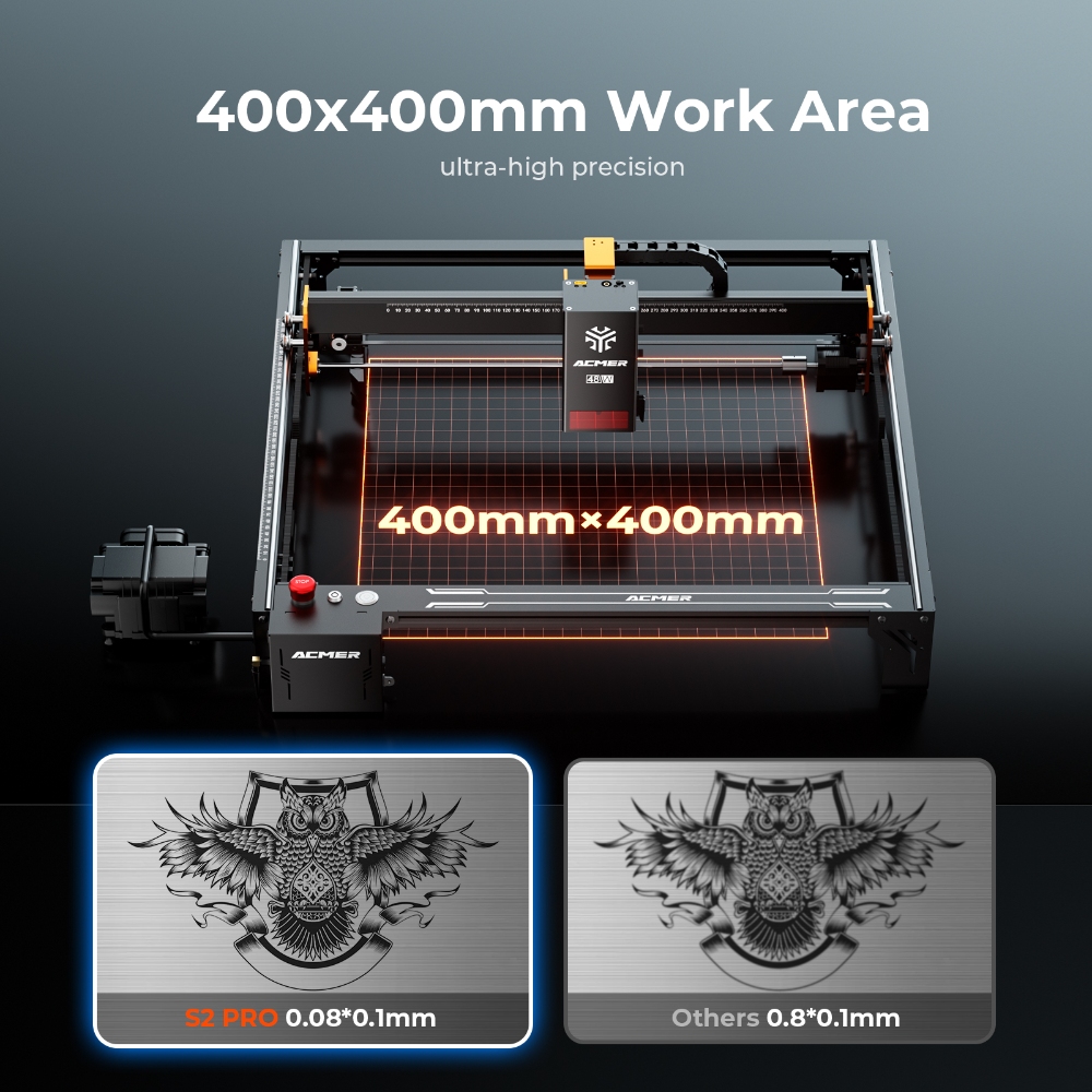 Mesin Pengukir Laser ACMER S2  - Industrial Laser Diode ulasan dan harga