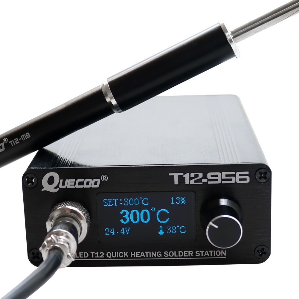 QUECOO T12-956 Solder Digital  - Industrial Laser Soldering Iron ulasan dan harga