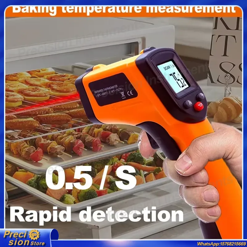 Termometer Inframerah Tanpa Ko - Industrial Handheld Laser ulasan dan harga