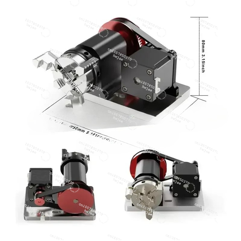 Set CNC 4th Axis untuk Mesin P - Rotary Axis Laser Engraver ulasan dan harga